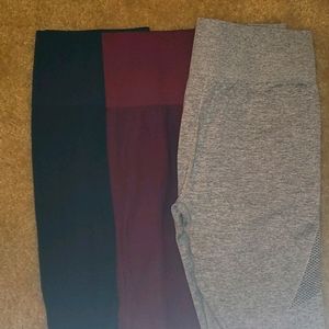 Fabletics leggings 3 pair